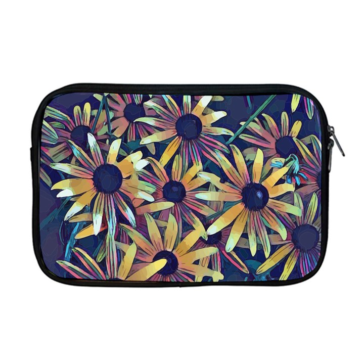 Spring Floral Black Eyed Susan Apple MacBook Pro 17  Zipper Case