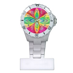 Color Abstract Form Ellipse Bokeh Plastic Nurses Watch by Pakrebo