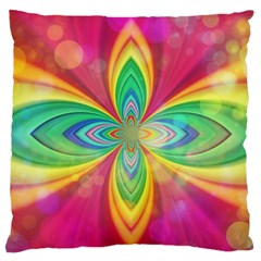 Color Abstract Form Ellipse Bokeh Standard Flano Cushion Case (one Side) by Pakrebo