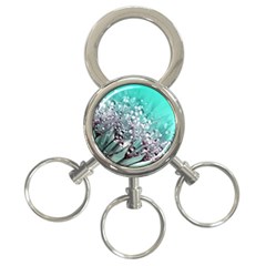 Dandelion Seeds Flower Nature 3-ring Key Chains by Pakrebo