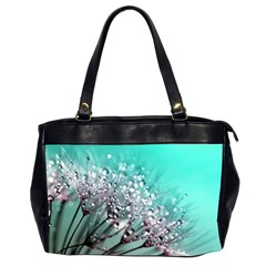 Dandelion Seeds Flower Nature Oversize Office Handbag (2 Sides) by Pakrebo