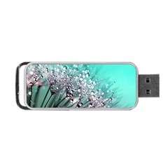 Dandelion Seeds Flower Nature Portable Usb Flash (one Side) by Pakrebo