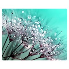 Dandelion Seeds Flower Nature Double Sided Flano Blanket (medium)  by Pakrebo