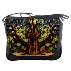 Tree Monster Maestro Landscape Messenger Bag by Pakrebo