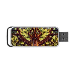 Tree Monster Maestro Landscape Portable Usb Flash (one Side) by Pakrebo