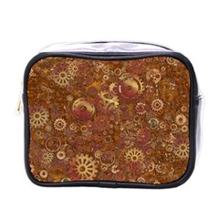 Gears Cogs Industrial Machinery Mini Toiletries Bag (one Side) by Pakrebo