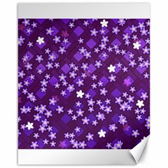 Textile Cross Pattern Square Canvas 16  X 20  by Pakrebo