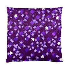 Textile Cross Pattern Square Standard Cushion Case (one Side) by Pakrebo