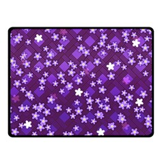 Textile Cross Pattern Square Fleece Blanket (small) by Pakrebo