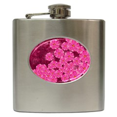 Cherry Blossoms Floral Design Hip Flask (6 Oz) by Pakrebo