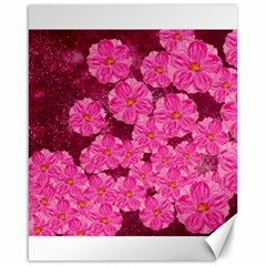 Cherry Blossoms Floral Design Canvas 16  X 20  by Pakrebo