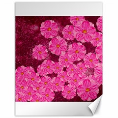 Cherry Blossoms Floral Design Canvas 18  X 24  by Pakrebo