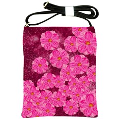 Cherry Blossoms Floral Design Shoulder Sling Bag by Pakrebo