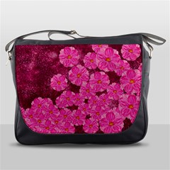 Cherry Blossoms Floral Design Messenger Bag by Pakrebo