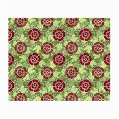 Seamless Pattern Leaf The Pentagon Small Glasses Cloth (2-side) by Pakrebo