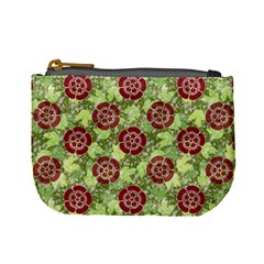 Seamless Pattern Leaf The Pentagon Mini Coin Purse by Pakrebo