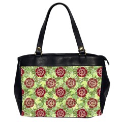 Seamless Pattern Leaf The Pentagon Oversize Office Handbag (2 Sides) by Pakrebo