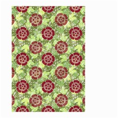 Seamless Pattern Leaf The Pentagon Small Garden Flag (two Sides) by Pakrebo