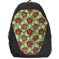 Seamless Pattern Leaf The Pentagon Backpack Bag by Pakrebo