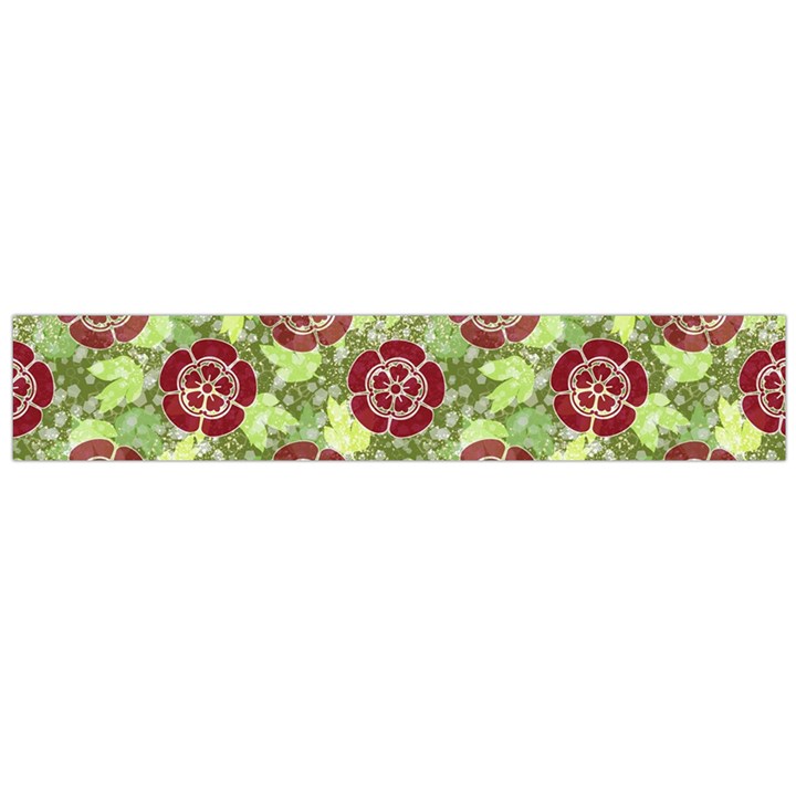 Seamless Pattern Leaf The Pentagon Large Flano Scarf 