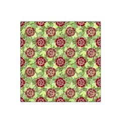 Seamless Pattern Leaf The Pentagon Satin Bandana Scarf by Pakrebo