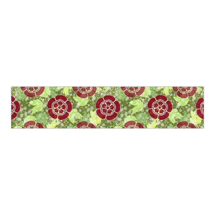 Seamless Pattern Leaf The Pentagon Velvet Scrunchie