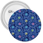 Floral Design Asia Seamless Pattern 3  Buttons Front