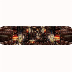 Library Tunnel Books Stacks Large Bar Mats by Pakrebo