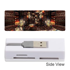 Library Tunnel Books Stacks Memory Card Reader (stick) by Pakrebo