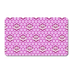 Paulownia Flowers Japanese Style Magnet (rectangular) by Pakrebo