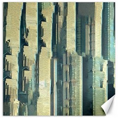 Illustrations Texture Abstract Buildings Canvas 12  X 12  by Pakrebo