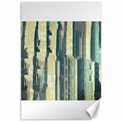 Illustrations Texture Abstract Buildings Canvas 12  X 18  by Pakrebo