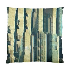 Illustrations Texture Abstract Buildings Standard Cushion Case (two Sides) by Pakrebo