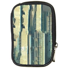 Illustrations Texture Abstract Buildings Compact Camera Leather Case by Pakrebo