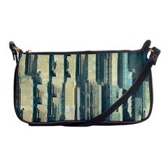 Illustrations Texture Abstract Buildings Shoulder Clutch Bag by Pakrebo