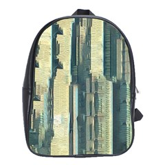 Illustrations Texture Abstract Buildings School Bag (xl) by Pakrebo