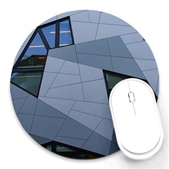 Abstract Modern Pattern Design Round Mousepads by Pakrebo