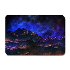 Landscape Sci Fi Alien World Small Doormat  by Pakrebo