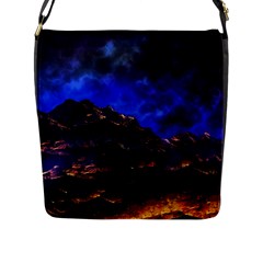 Landscape Sci Fi Alien World Flap Closure Messenger Bag (l) by Pakrebo