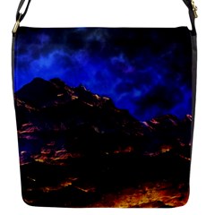 Landscape Sci Fi Alien World Flap Closure Messenger Bag (s) by Pakrebo