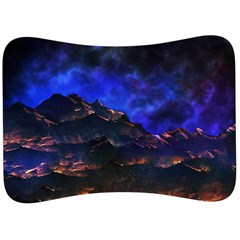 Landscape Sci Fi Alien World Velour Seat Head Rest Cushion by Pakrebo