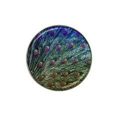 Peacock Feathers Colorful Feather Hat Clip Ball Marker (4 Pack) by Pakrebo