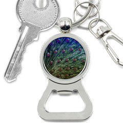 Peacock Feathers Colorful Feather Bottle Opener Key Chains by Pakrebo