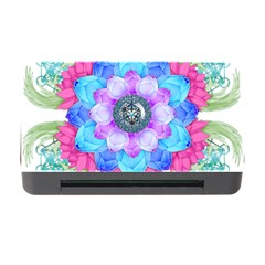 Lotus Flower Bird Metatron S Cube Memory Card Reader With Cf by Pakrebo