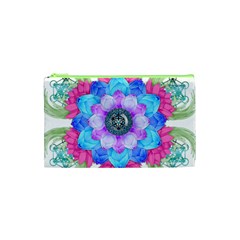 Lotus Flower Bird Metatron S Cube Cosmetic Bag (xs) by Pakrebo