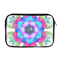 Lotus Flower Bird Metatron S Cube Apple Macbook Pro 17  Zipper Case by Pakrebo