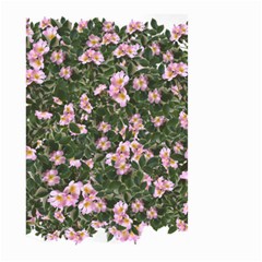 Pink Flowers Leaves Spring Garden Large Garden Flag (two Sides) by Pakrebo