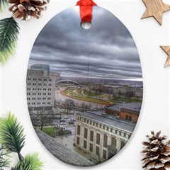 Ohio Supreme Court View Ornament (oval) by Riverwoman