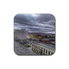 Ohio Supreme Court View Rubber Coaster (square)  by Riverwoman