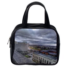 Ohio Supreme Court View Classic Handbag (one Side) by Riverwoman